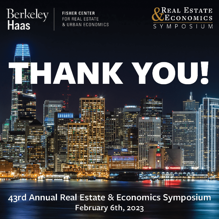 2023 Real Estate and Economics Symposium in San Francisco