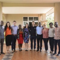 2019 IBD Team Ashesi with Ashesi Founder,Patrick Awuha and his team