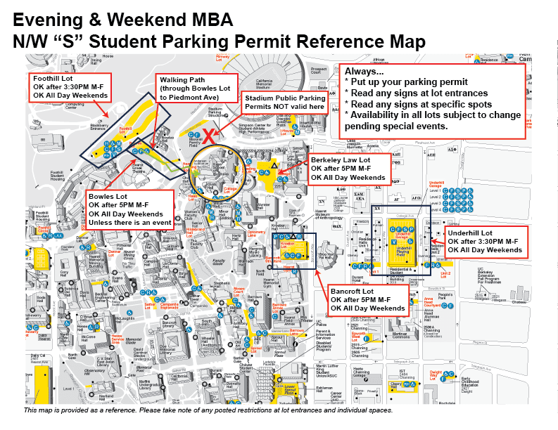 NW Permit Parking Locations