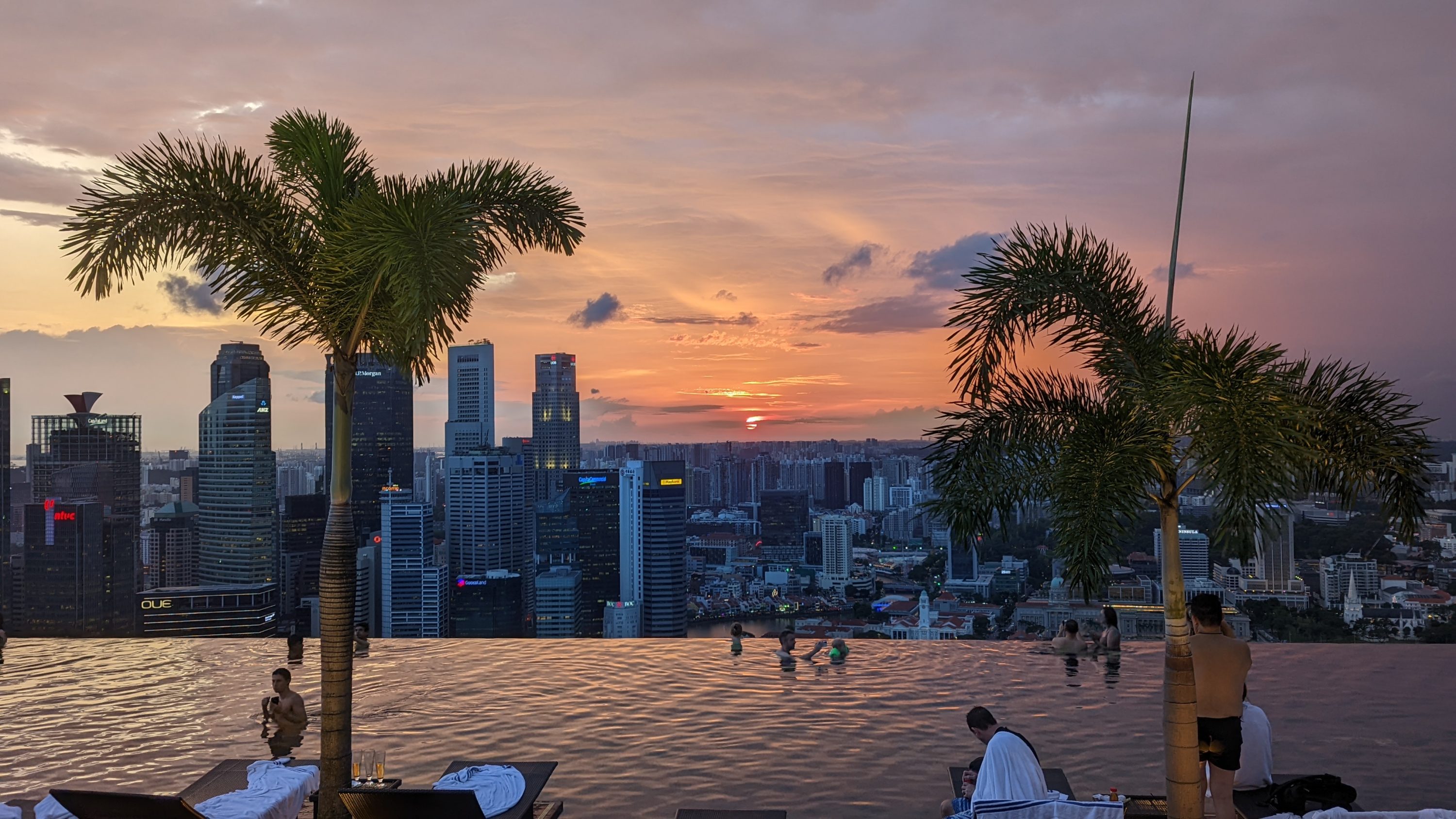 Sunset over Singapore
