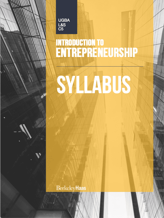 syllabus cover page