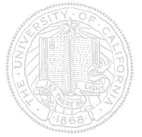 Official seal of the University of California. 1868. Let there be light.