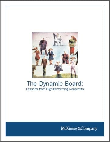 McKinsey Dynamic Board Report:Lessons from High-Performing Nonprofits