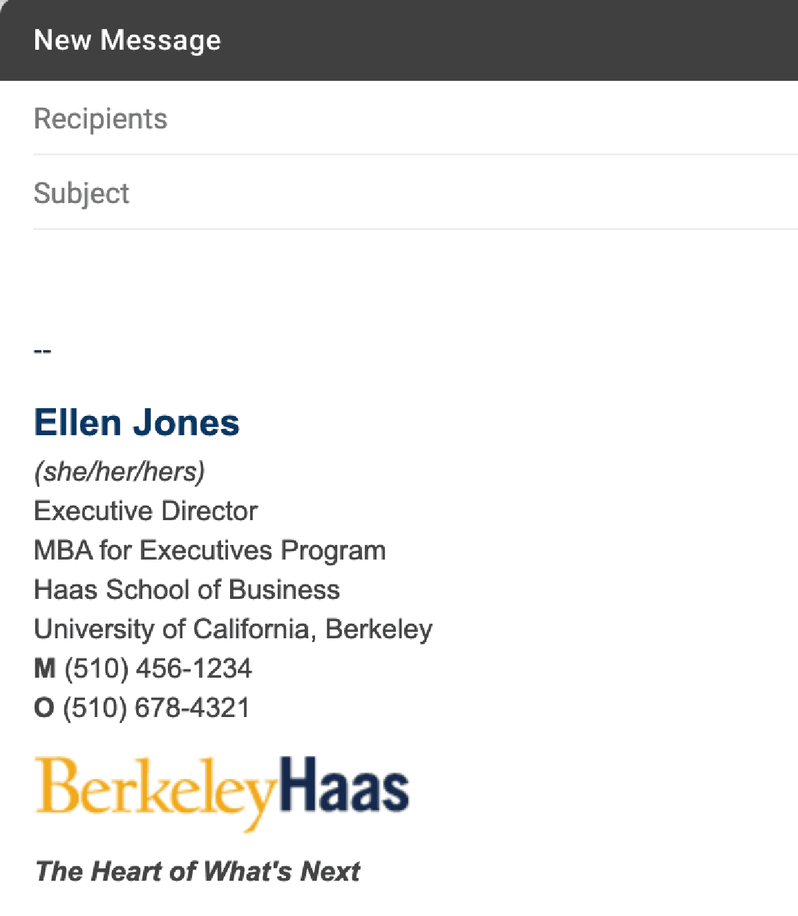 Student Email Signature Template from haas.berkeley.edu