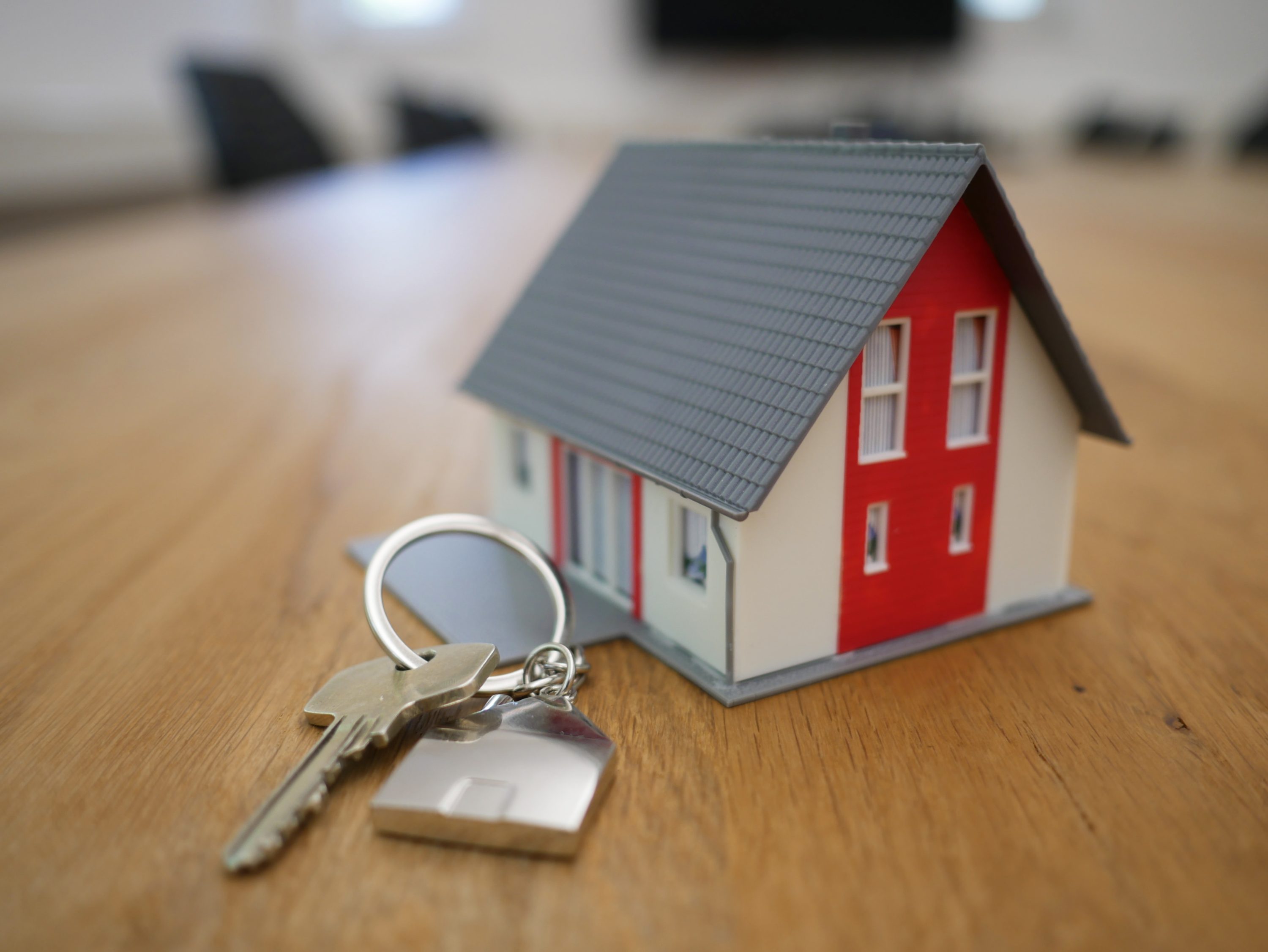 Miniature Model of House and Keys