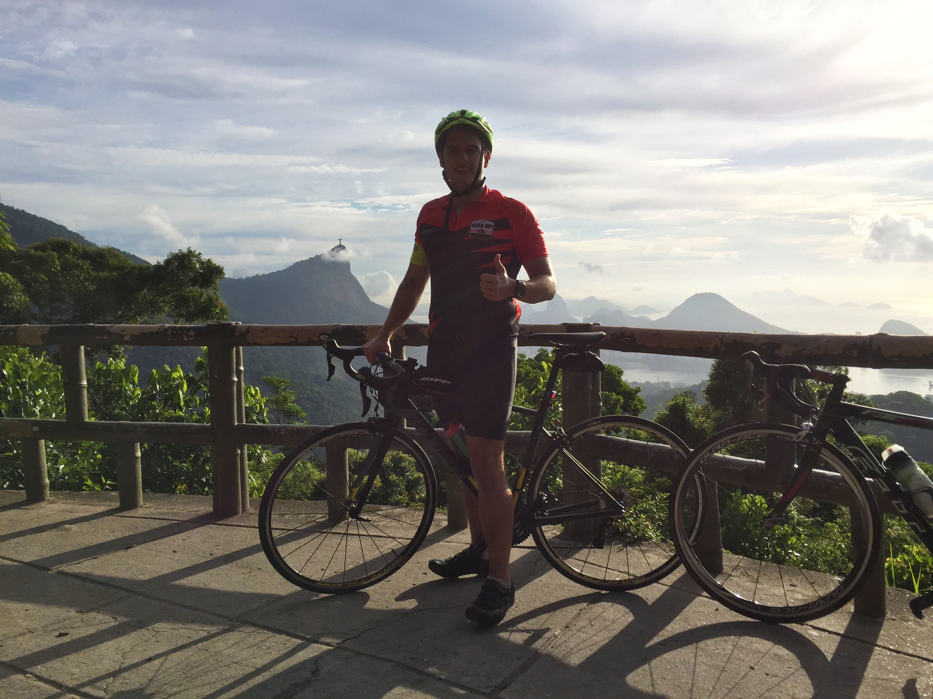 Jorge Abreu cycling in Rio