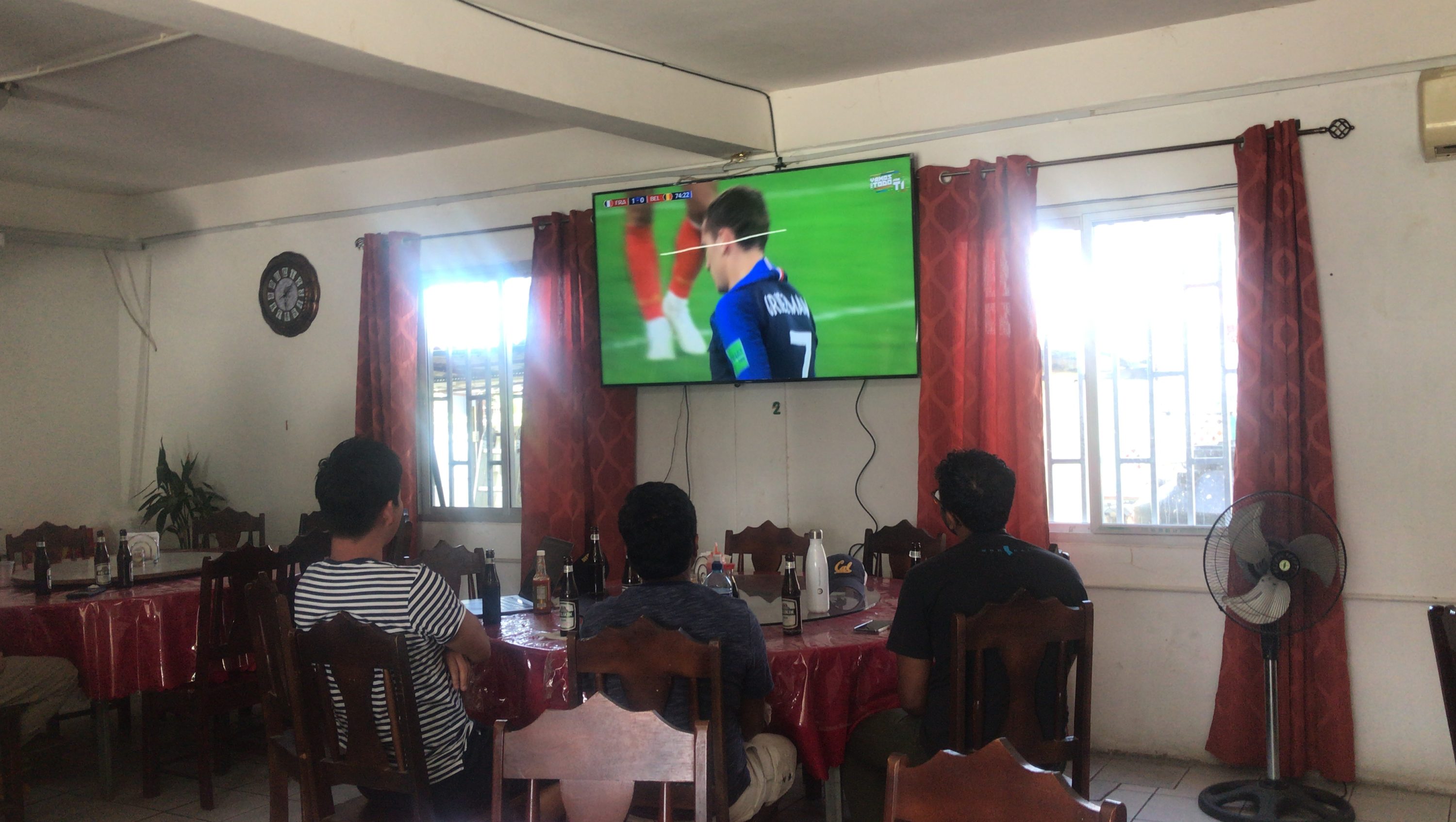 Watching World Cup Semi Champs