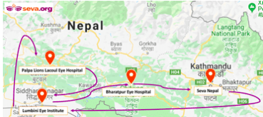 *Haas team’s travel in Nepal