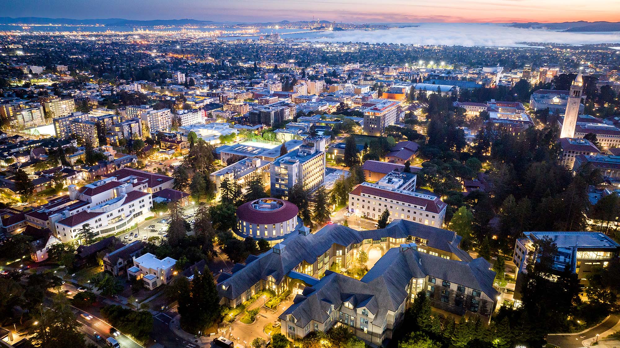 UC Berkeley during sunset